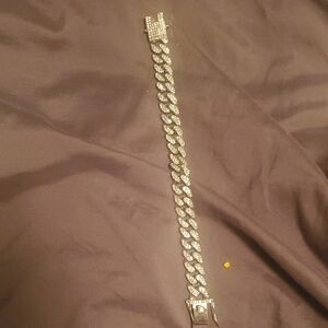 Silver Cuban Link Bracelet